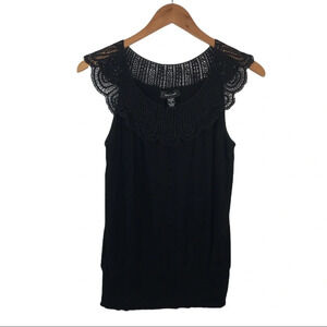 WS892 Spense Lace Scoop Neck Halter Blouse M